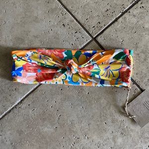 Stone Fox Swim bandeau bikini top size medium